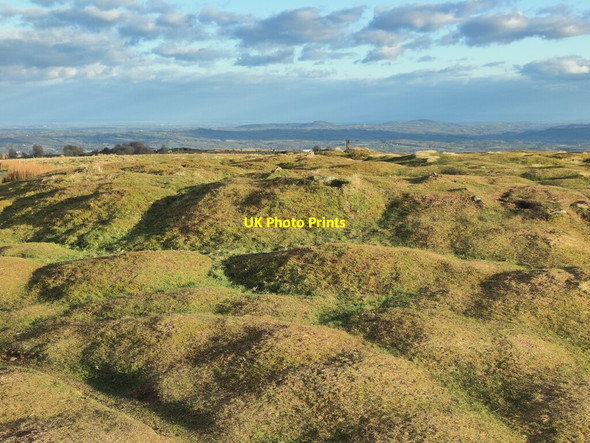 Photo 6"x4" Rough moorland on Titterstone Clee Hill Dhustone c2022