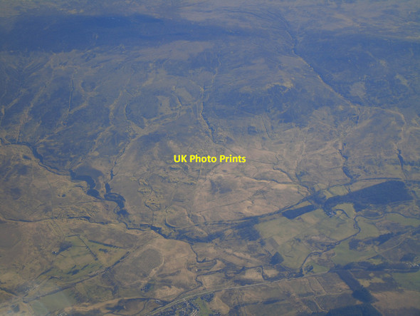 Photo 6"x4" The River Ayr at Muirkirk from the air Smallburn\/NS6826 c2022