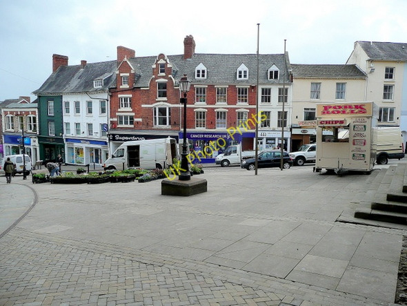 Photo 6"x4" Ross-on-Wye Market Place Ross-on-Wye c2009