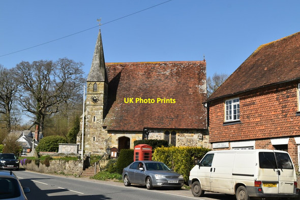 Photo 6"x4" Church of St Peter Newenden c2021