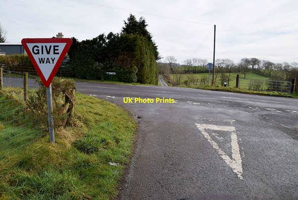 Photo 6"x4" Crossroads at Drumnakilly Mountfield\/H5378 c2022
