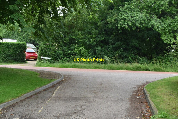 Photo 6"x4" Track reaches High St Knapwell c2021