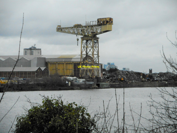 Photo 6"x4" Barclay Curle Titan Crane Whiteinch c2022