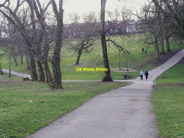 Photo 6"x4" Paths in Potternewton Park Leeds\/SE3034 c2022