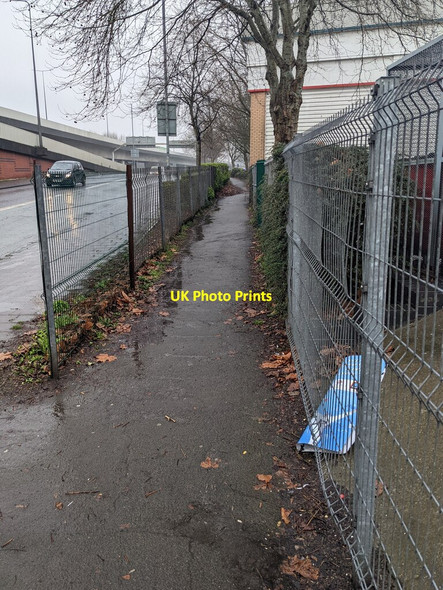 Photo 6"x4" Path towards Discovery Park, Newport Newport\/Casnewydd c2022