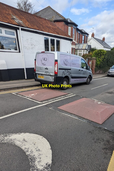Photo 6"x4" MQ (Monique Quinn) van, Usk Road, Caerleon Caerleon or Caerllion c2022