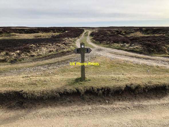 Photo 6"x4" Track Junction On Hambleton Street Kepwick c2022