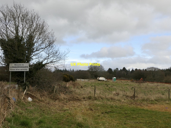 Photo 6"x4" Fields, Loggerheads Ashley Heath\/SJ7435 c2022