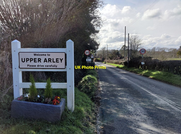 Photo 6"x4" Arley Lane at Upper Arley Upper Arley c2022