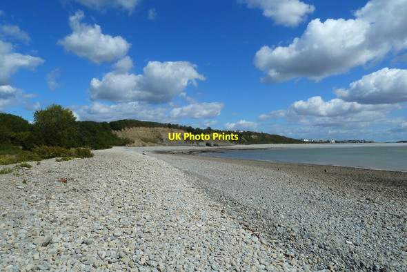 Photo 6"x4" Porthkerry Beach and Bull Cliff The Knap c2019