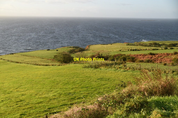 Photo 6"x4" Farmland by Fintragh Bay Killybegs c2021