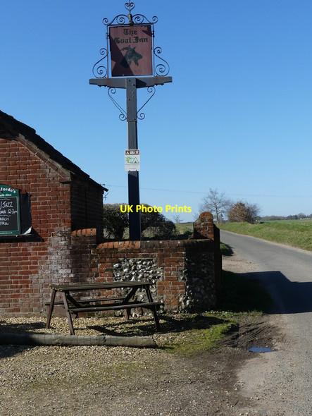 Photo 6"x4" Sign for Goat Inn Lamas c2022