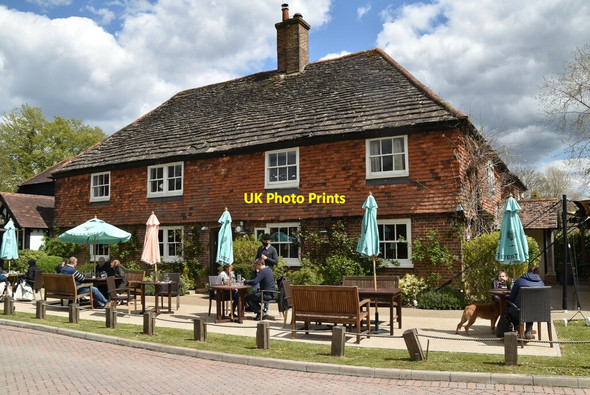 Photo 6"x4" The Red Barn Blindley Heath c2021 P1
