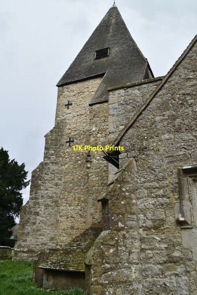 Photo 6"x4" Church of St Mary Hunton\/TQ7149 c2021 P2