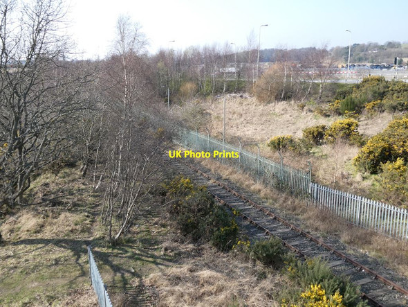 Photo 6"x4" Disused railway to Rosyth Dockyard Inverkeithing c2022