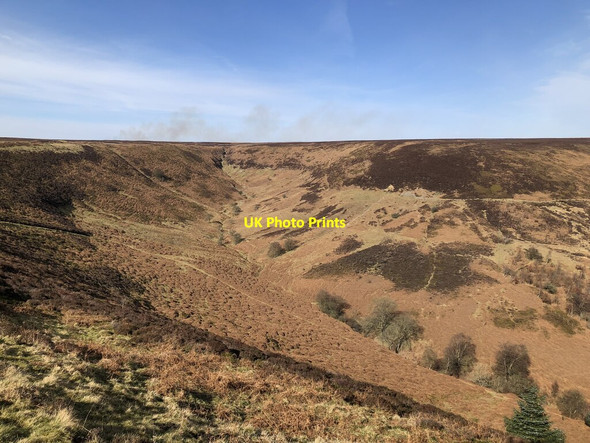 Photo 6"x4" View Of Upper Reaches Of Esklerdale Hawnby c2022