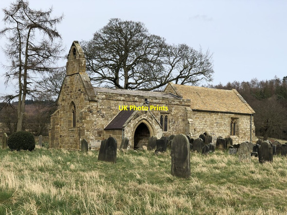 Photo 6"x4" St Mary's Church Over Silton c2022