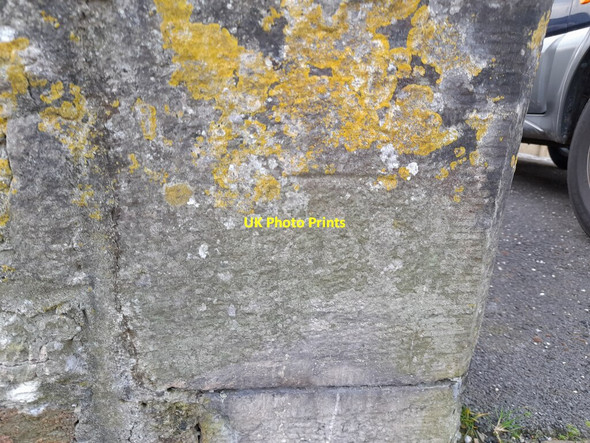 Photo 6"x4" Ordnance Survey Cut Mark Pembroke\/Penfro c2022 P7