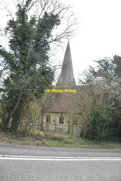 Photo 6"x4" Church of St James Titsey c2021