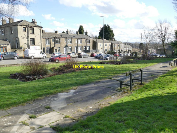 Photo 6"x4" Small open space, Back Clough, Northowram Halifax c2022