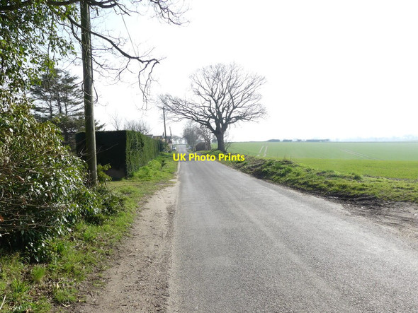 Photo 6"x4" South on Felmingham Road Skeyton Corner c2022