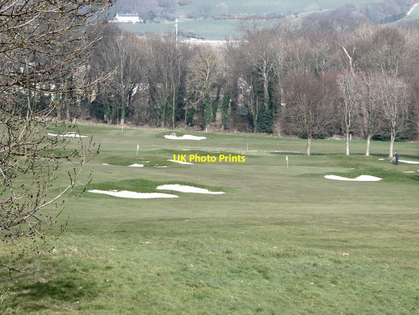 Photo 6"x4" An array of bunkers on Aberdour golf course Aberdour c2022