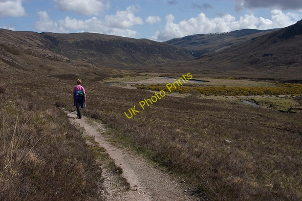 Photo 6"x4" Track to Achneigie Meall a' Chlaignn c2009