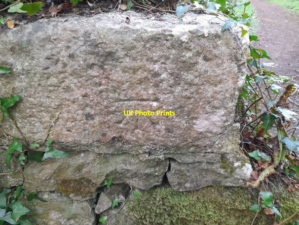 Photo 6"x4" Ordnance Survey Cut Mark Pembroke\/Penfro c2022 P1