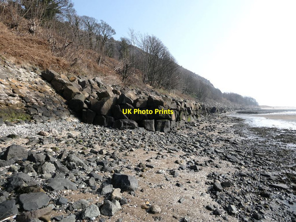 Photo 6"x4" Coastal defences at the back of Burntisland Sands Kinghorn\/NT2686 c2022