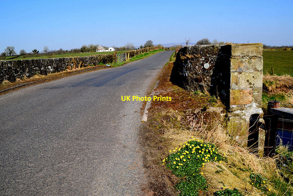 Photo 6"x4" Bridge along Dryarch Road Beragh c2022