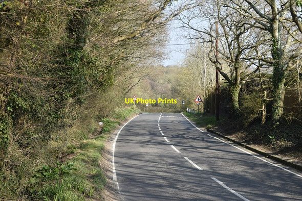 Photo 6"x4" Fontley Road at Funtley Hill Fareham c2022