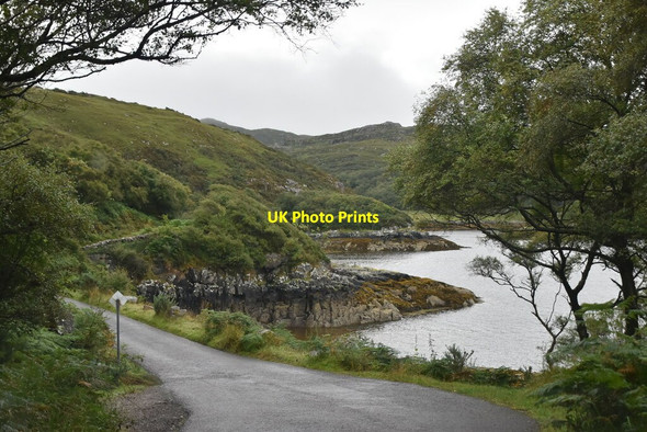 Photo 6"x4" NC500 (detour) by Loch an Eisg Brachaidh Inverkirkaig c2021