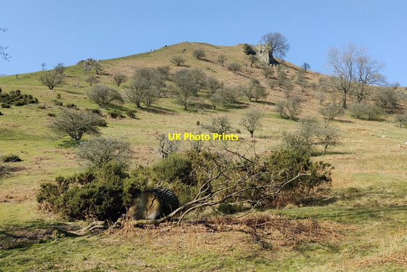 Photo 6"x4" Three Fingers Rock on Caer Caradoc Hill All Stretton c2022
