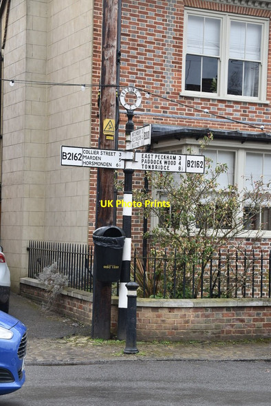 Photo 6"x4" Roadsign, Yalding Congelow c2021