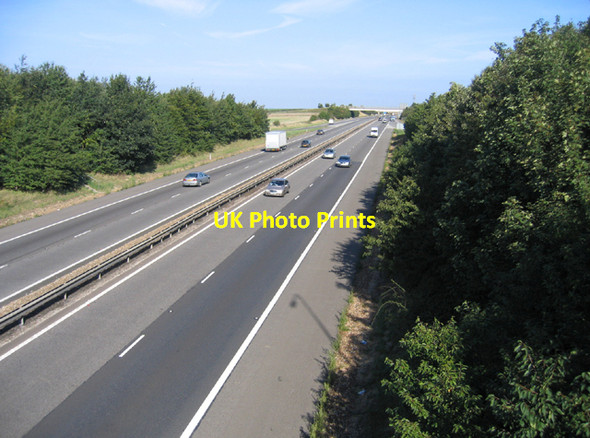 Photo 6"x4" M11 from Junction 10, Duxford, Cambs Heathfield\/TL4546 c2005