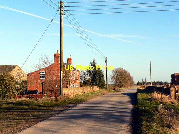 Photo 6"x4" Hakerley Bridge Sibsey Fen Side c2006