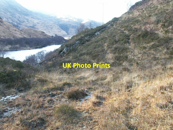 Photo 6"x4" Old road above Loch Eilt Ranochan c2006