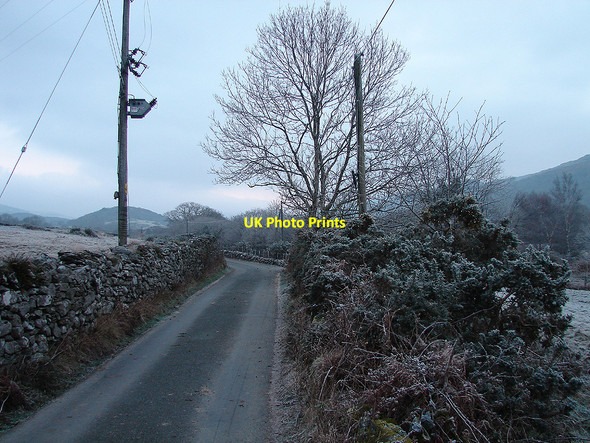 Photo 6"x4" Lane at Pen-y-bont on the way to Cwm Bychan Pen-y-bont\/SH6028 c2006