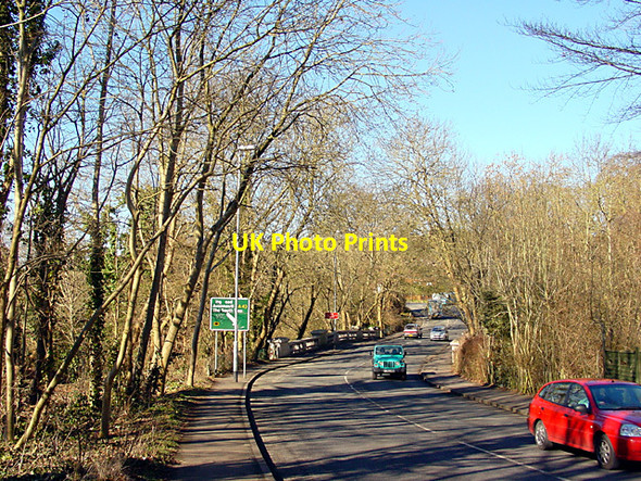 Photo 6"x4" Looking along Dingle Road Coombe Dingle c2006