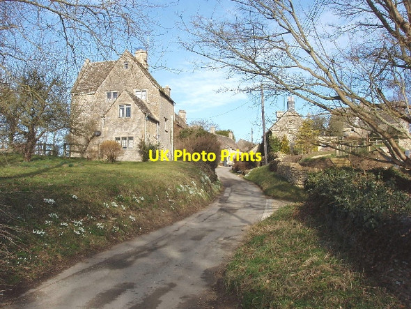 Photo 6"x4" Upper End, Fulbrook. Burford\/SP2512 c2006