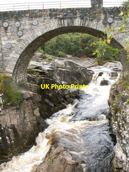 Photo 6"x4" Allt Dubh bridge Strath Garve \/ Srath Gairbh c2005