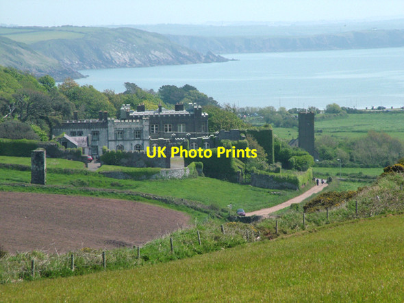 Photo 6"x4" Dale Castle and Church. Dale\/SM8005 c2004
