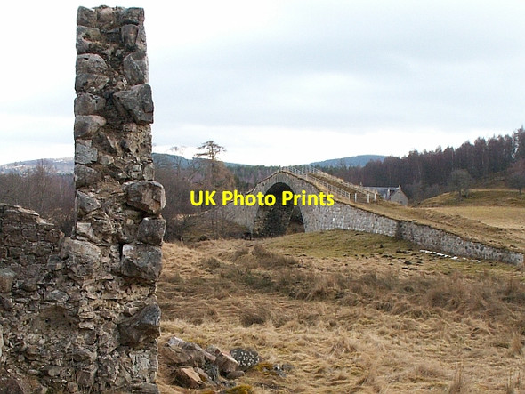 Photo 6"x4" Sluggan Bridge from the north Sluggan c2006