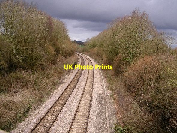 Photo 6"x4" Gloucester to Chepstow Railway Line Awre c2006