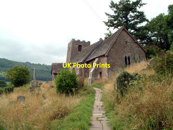 Photo 6"x4" St Martin\u00e2\u0080\u0099s Church Cwmyoy c2002