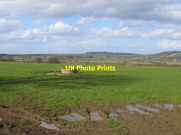 Photo 6"x4" Water trough near Highlands Farm Upper Boddington c2006