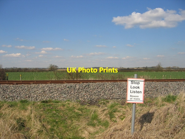 Photo 6"x4" Foot crossing on Stratford & Midland Junction Railway Fenny Compton c2006