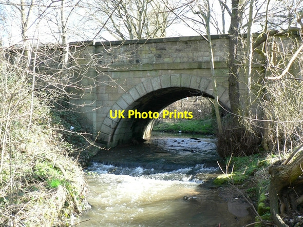 Photo 6"x4" Oil Mill Bridge (or Butcher Hill Bridge) Horsforth c2006