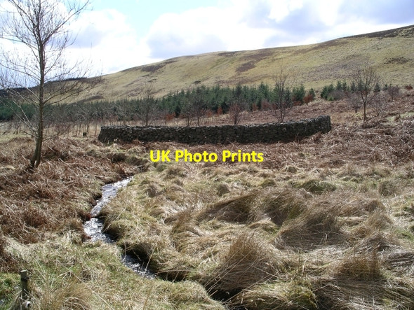 Photo 6"x4" Soonhope burn and sheepfold. Redscarhead c2006