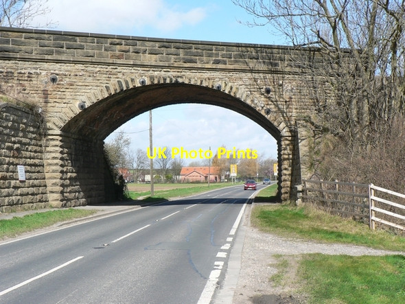 Photo 6"x4" Railway Bridge over A162, Barkston Ash Barkston Ash c2006